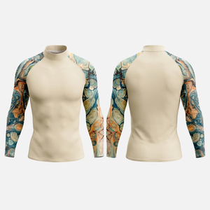 ODM <b>Swim</b> <b>Shirt</b> UPF 50+ Rash Guard Long Sleeve Quick Dry Sun Protection Swimwear Custom - Product Image 3