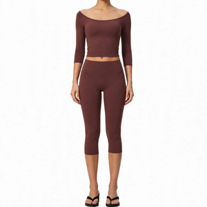 Women's Fitness <b>Gym</b> <b>Set</b> Premium Performance Sportswear Moisture Wicking Quick Dry Breathable Wrkout Training Activewear 2 Pieceo - Product Image 3