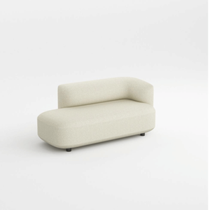 Sofá de Dos Plazas Curvo de Lujo con Diseño Moderno y Elegante, Tapicería de Tela Premium y Construcción Duradera de Madera de Roble Americano - Product Image 3