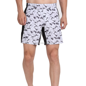 Custom Sublimation MMA <b>Shorts</b> Men <b>Grappling</b> Camo UFC Fight Wear Martial Arts Uniform Stretch 100% Polyester Kick Boxing Trunks - Product Image 1
