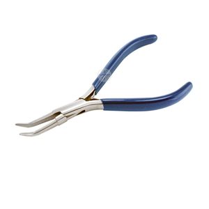 WALIYA KR-8880 Manual Stainless Steel Bent/Upward Angled <b>Nose</b> <b>Pliers</b> 12cm Working End 2cm Jewelry Making & Cleaning Instruments - Product Image 5