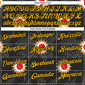 เสื้อกีฬาพิมพ์ลายโลโก้ชื่อทีมตามสั่ง ขายดี สีดำ ทอง แดง ดีไซน์ 3 มิติ ระบายอากาศ แห้งเร็ว - Product Image 4