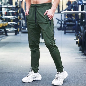 Vente en gros, pantalon de jogging personnalisé pour homme, pantalon de survêtement en tissu et toile de couleur unie, pantalon de jogging de style décontracté - Product Image 6