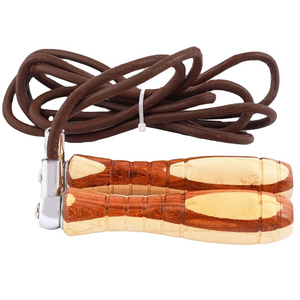 Corde à sauter de boxe haute vitesse sur mesure avec poignée en bois, logo en relief, outil de fitness sportif en PVC pour l'entraînement à domicile - Product Image 2