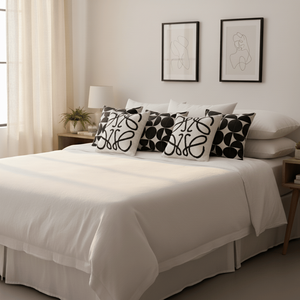 SOGA 6-Piece 45cm <b>Pillow</b> & Cushion Cover Set Modern Geometric Circles & Art Loop Decorative Cases for <b>Sofa</b> & Bed - Product Image 4