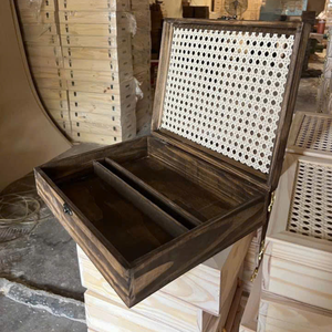 High Quality Ready to Ship Solid Wooden Gift Boxes Square Rectangle and Round Shapes Ideal for Elegant Packaging <b>Solutions</b> - Product Image 3