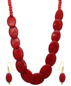 Collar de Cuentas de Resina con Colgante de Corazón, Artesanía en Resina - Product Image 5