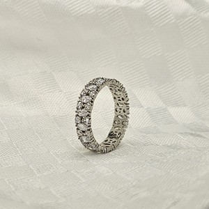 วงแหวนเพชร CVD 14K 18K แหวนหมั้นเพชรสวยงามสำหรับผู้หญิง - Product Image 3