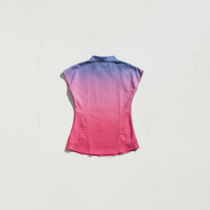 Conjunto de Uniformes Médicos con Degradado de Color para Mujer – Blusa de Manga Corta y Pantalones Jogger |   Uniforme de Enfermería Moderno - Product Image 5