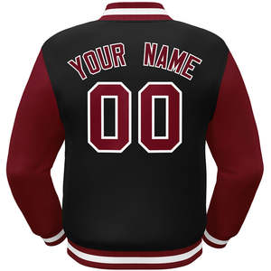 Veste universitaire unisexe de haute qualité pour les fabricants, grande taille, vierge, personnalisable, style baseball - Product Image 2