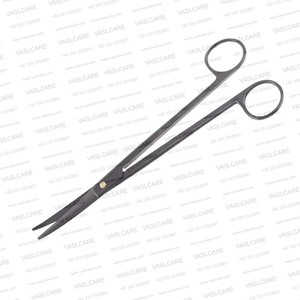 Ciseaux chirurgicaux dentelés Iris (11,5 cm) à pointe aiguisée avec revêtement céramique et lame inférieure micro-dentelée pour la coupe des tissus - Product Image 3