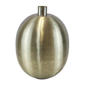 Vase en fer laiton antique de style nordique, pot à fleurs géométrique minimaliste en métal, vase décoratif créatif pour table, idéal pour hôtels et bureaux - Product Image 1