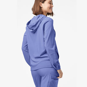 Bata de laboratorio transpirable de color personalizado para mujer, con cuello en V, talla grande, uniforme de enfermería de alta resistencia para uso hospitalario - Product Image 4