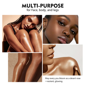 Surligneur liquide 6 couleurs, illuminateur chatoyant pour le visage et le corps avec un éclat longue durée - Product Image 5