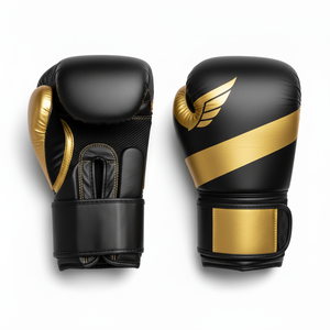 Guantes de Boxeo MMA de Primera Calidad con Cierre de Gancho y Bucle, Correa Ancha de 4 Pulgadas, Material Duradero de PU+Esponja para Kickboxing para Adultos - Product Image 1