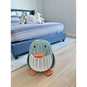 Cesta de ratán con forma de pingüino, cesta de almacenamiento hecha a mano, venta al por mayor, ecológica, hecha en Vietnam - Product Image 5