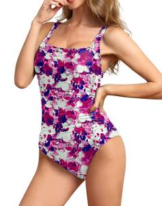 Traje de Baño Sublimado para Mujer, Fácil de Lavar, Material Duradero, Transpirable, Cómodo, Antiarrugas, Ropa de Playa - Product Image 3