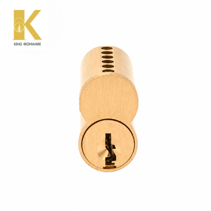 ชุดเปลี่ยนแกนลูกบิดประตูแบบเร็ว สีทองเหลืองซาติน 6 พิน แบบ K Keyway SFIC สำหรับประตูเชิงพาณิชย์เพื่อความปลอดภัย - Product Image 2