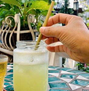 Accesorios para vasos de patrón redondo de alta calidad, pajitas de hierba ecológicas, gran oferta en el mercado de Suecia - Product Image 2