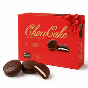 Best Selling Special Offer Best Quality Vietnam Manufacturer Supply <b>Chocolate</b> Pie Packed 12 packs in Box - Product Image 3