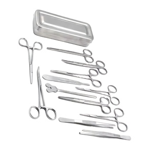 Kit de Instrumentos Quirúrgicos de Acero Inoxidable Hecho en Pakistán, Certificado CE ISO13485, Reutilizable, Proveedor Mayorista OEM ODM - Product Image 1