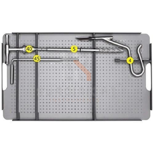 Kit complet d'instruments de fixation pour fracture du tibia, kit de chirurgie orthopédique pour traumatismes, outils d'implantation pour stabilisation osseuse, Blush Surgical CE - Product Image 4