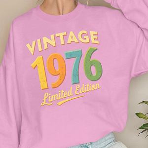 เสื้อสเวตเชิ้ตผู้หญิงวินเทจ1976รุ่นลิมิเต็ด - Product Image 2