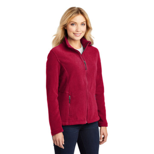 Veste polaire zippée intégrale pour femme, col montant, poches zippées, coupe ajustée, vêtement d'extérieur d'hiver, fournisseur OEM en gros - Product Image 4