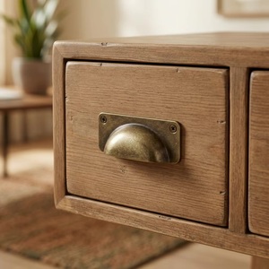 Poignée de tiroir industrielle en fonte écologique, forme rectangulaire, durable, pour armoire de cuisine, commode et penderie - Product Image 3
