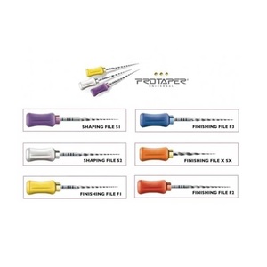 Limas de mano universales Pro Taper originales de níquel titanio, limas rotatorias universales con mangos de colores ISO, 21 mm, paquete de 6 - Product Image 2