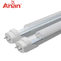 Lampu LED PC+Al untuk Dalam Ruangan T8 18W Lampu Tabung LED 1.2M Plastik dan Aluminium