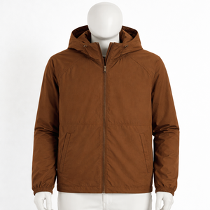 Men's Hooded <b>Windbreaker</b> Jacket Lightweight Windproof Water Resistant Full Zip Outdoor Sports Jacket for Hiking <b>Camping</b> Cycling - Product Image 5