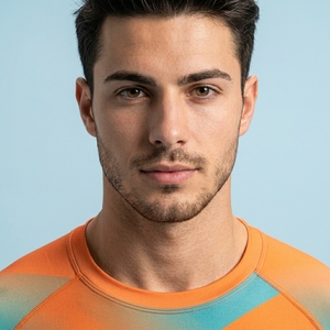 Men Geometric Pattern Compression Short Sleeve T-Shirt O-Neck Slim Fit Sporty Quick Dry Knitted Polyester Athletic Wear - Product Image 3