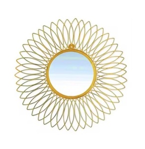 Premium Quality Handmade Metal Wall <b>Mirror</b> for Home Decoration Makeup Preparation and Stylish Interiors <b>Mirrors</b> Hot Selling - Product Image 5