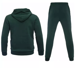 Ensembles de survêtements streetwear unisexes pas chers, style vintage, avec sweat à capuche uni et pantalon large, vente en gros, tenues sportswear hip-hop tendance - Product Image 2