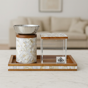 กล่องเก็บของเรซิ่นพรีเมียมคลาสสิก ชั้นวางสองชั้น สีเขียวเรซิ่น ประดับทองคำเปลว สำหรับใส่ขนม ผลไม้อบแห้ง ของตกแต่งบ้านหรูหรา - Product Image 4