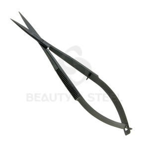 Ciseaux de manucure Elite Micro avec ressort à ouverture automatique et poignée ergonomique à surface texturée pour un soin précis - Product Image 1