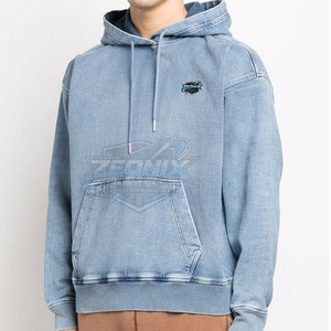 Venta Directa de Fábrica, Precio al por Mayor, Sudaderas con Efecto Ácido para Hombre, Invierno, Casual, Diseño de Logotipo Personalizado, 100% Algodón Felpa - Product Image 4