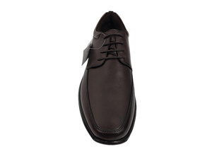 Zapatos Oxford de Cuero Marrón para Hombre, con Punta Puntiaguda, Cordones, Suela de Goma Acolchada, para Oficina, Carrera, Todas las Temporadas - Product Image 5