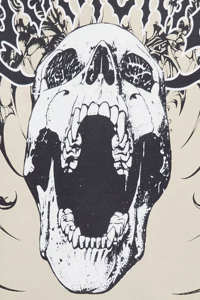 Sudadera con Capucha Unisex de Algodón Pesado con Estampado Gótico de Gran Escala y Cuello Extendido, Tallas Grandes, Personalizada, Más Vendida - Product Image 4