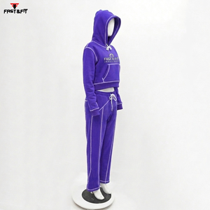 Conjunto Deportivo con Logotipo Bordado Otoño 2025, Ropa Deportiva de Moda para Mujer, Traje de Dos Piezas para Gimnasio y Fitness - Product Image 5