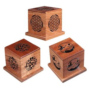 Brûleur à Bakhoor en bois en gros pour encens Oud arabe, parfum d'ambiance, célébrations religieuses, festivals et cadeaux - Product Image 5