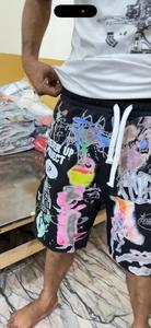 Pantalones Cortos Deportivos para Hombre, Estilo Urbano, con Estampado, de Algodón Terry Transpirable, al Mejor Precio - Product Image 3