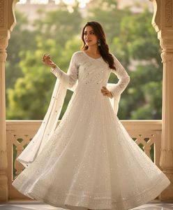 Pure chiffon Complete Suite <b>Elevate</b> your formal look with this stunning pure soft chiffon suite - Product Image 5