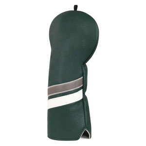 ปลอกหุ้มไม้กอล์ฟหนังลายทางสีเขียวสำหรับไม้แฟร์เวย์ - Product Image 1