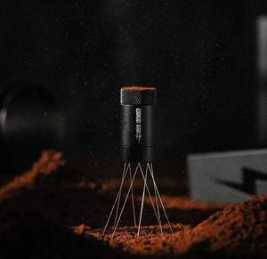 Premium Coffee Powder Agitator 2.0 Black Lightning Edition Needle Distribution System For Even Extraction - Product Image 2