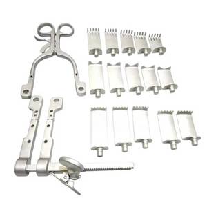 Kit de 6 élévateurs orthopédiques Azicon Karlin XL Magnum Cobb pour dissection de la colonne lombaire, rétraction périostale des tissus profonds - Product Image 1