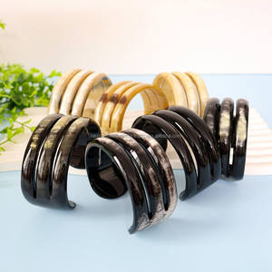 Buffalo Horn Cuff <b>Bracelets</b>: High Quality Handmade Jewelry - Product Image 3