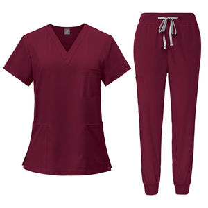 Ensembles de Blouses Médicales Personnalisées avec Logo pour Femmes – Uniformes d'Infirmières en Polyester et Coton – Ensembles Jogger pour Professionnels de Santé - Product Image 4