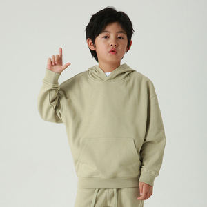 Sudaderas de Algodón para Niños al por Mayor con Bolsillo, Logotipo Personalizado, Sudaderas Casuales para Niños, OEM ODM, 100% Algodón - Product Image 3